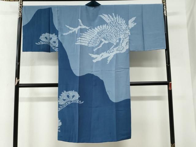 平和屋着物●男性　長襦袢　袷　絞り　飛鶴枝松文　正絹　逸品　未使用　CABG0877yc 19,240円