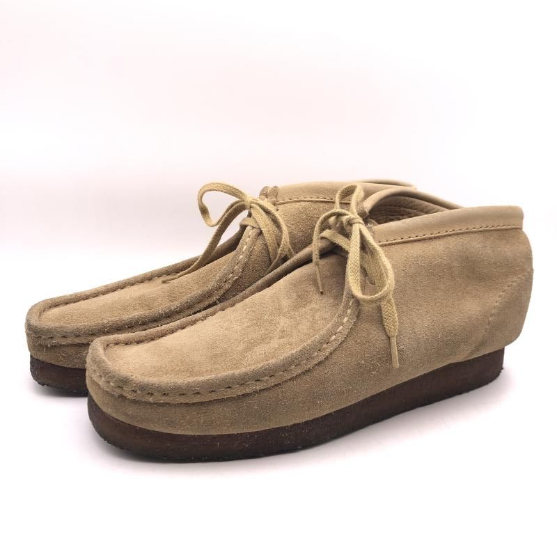 中古】Clarks Wallabees サイズUK8.5 ブラウン クラークス ワラビー 