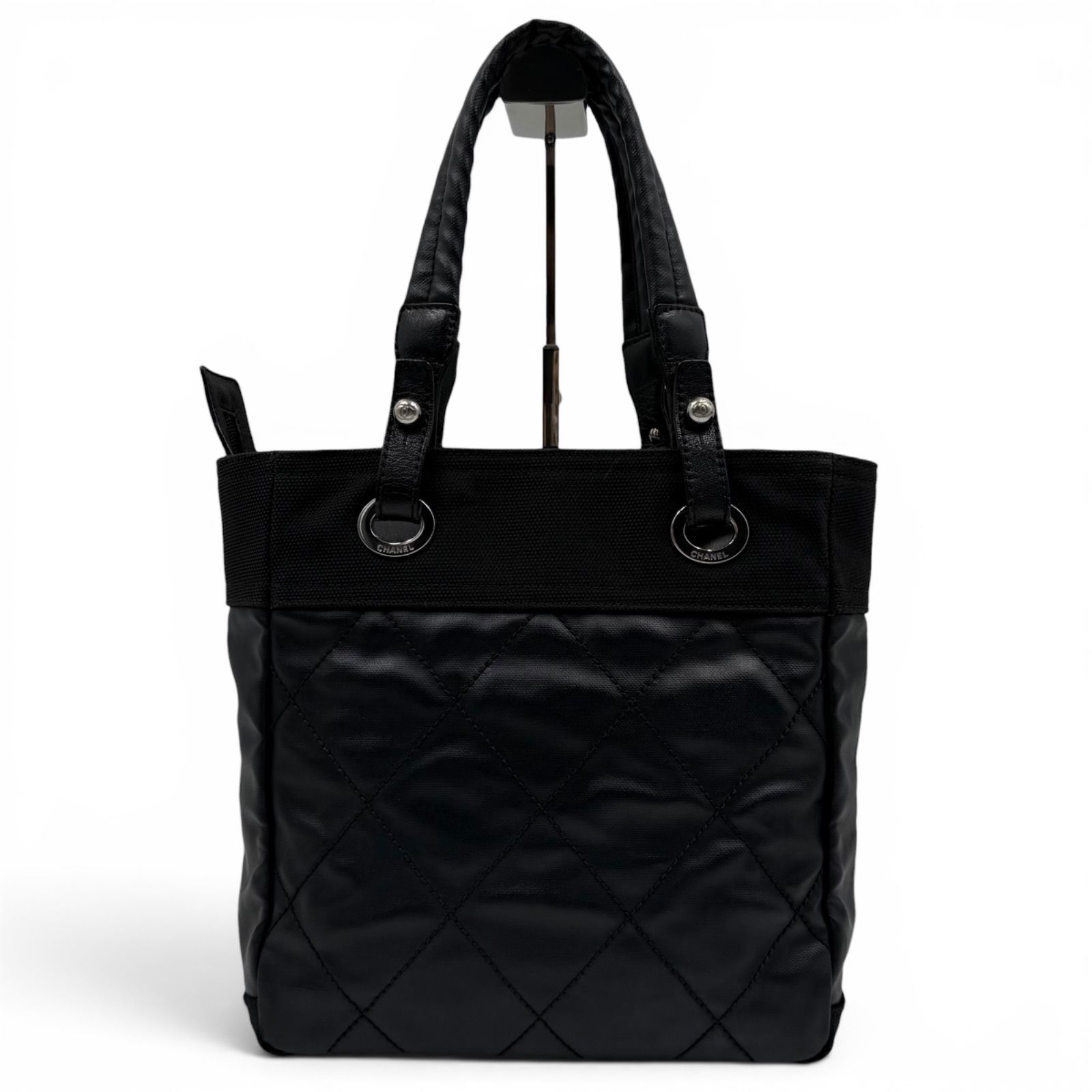 良品】CHANEL chanel シャネル トートバッグ ハンドバッグ パリ