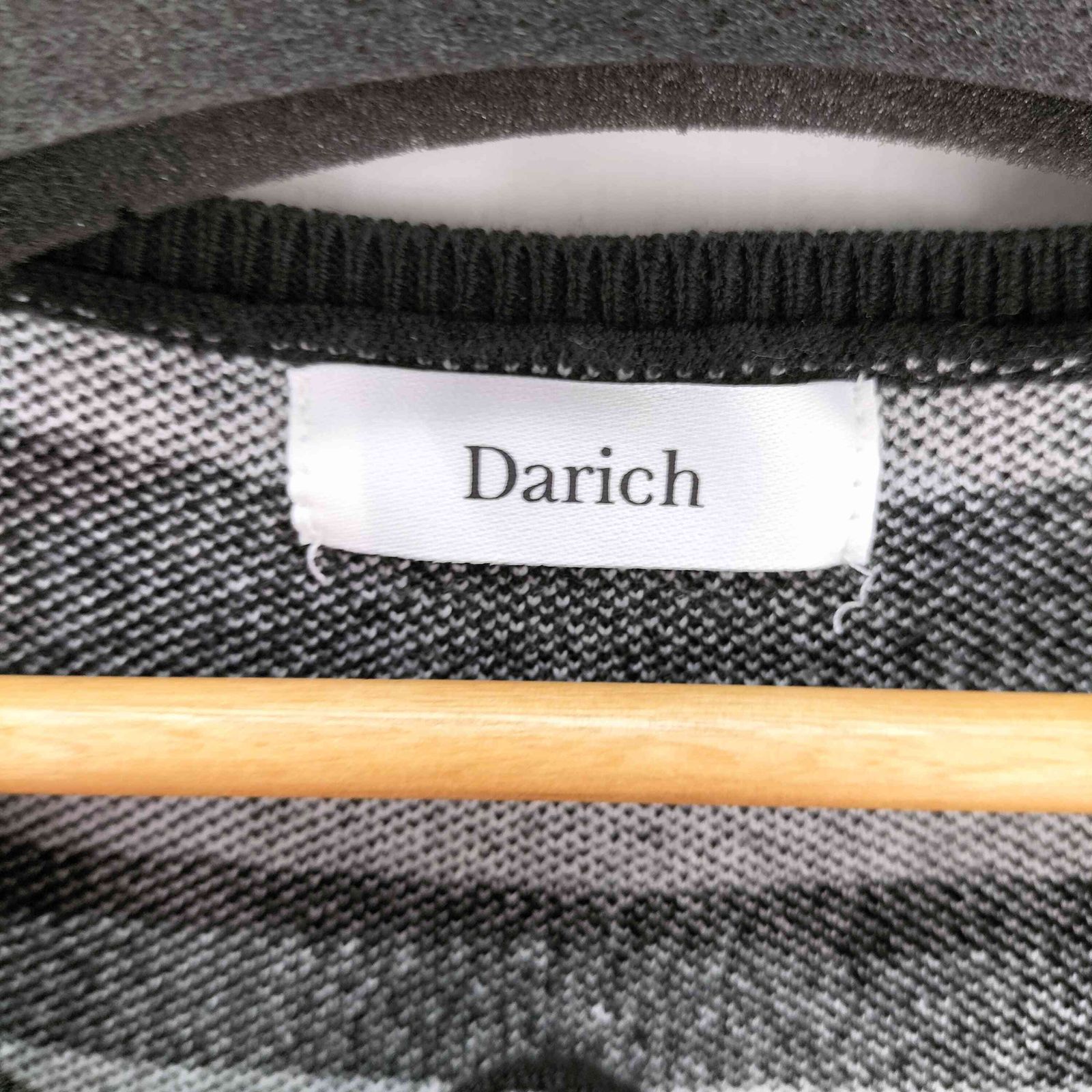 ダーリッチ Darich マルチボーダーニットミニワンピース レディース