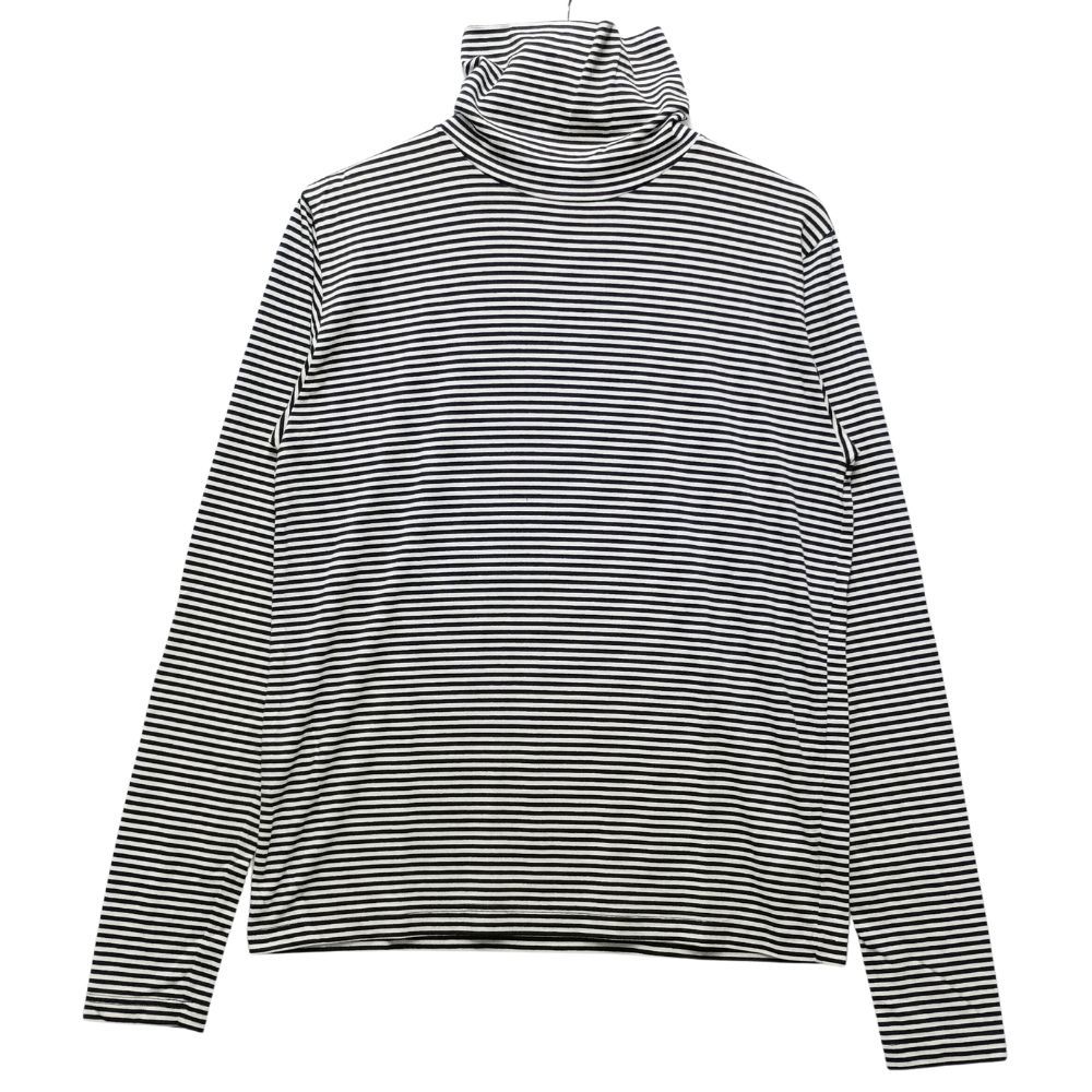 MINEDENIM マインデニム Border Turtlneck L/S Pullover ボーダー タートルネック ロング カットソー サイズ XL 正規品 / 55505