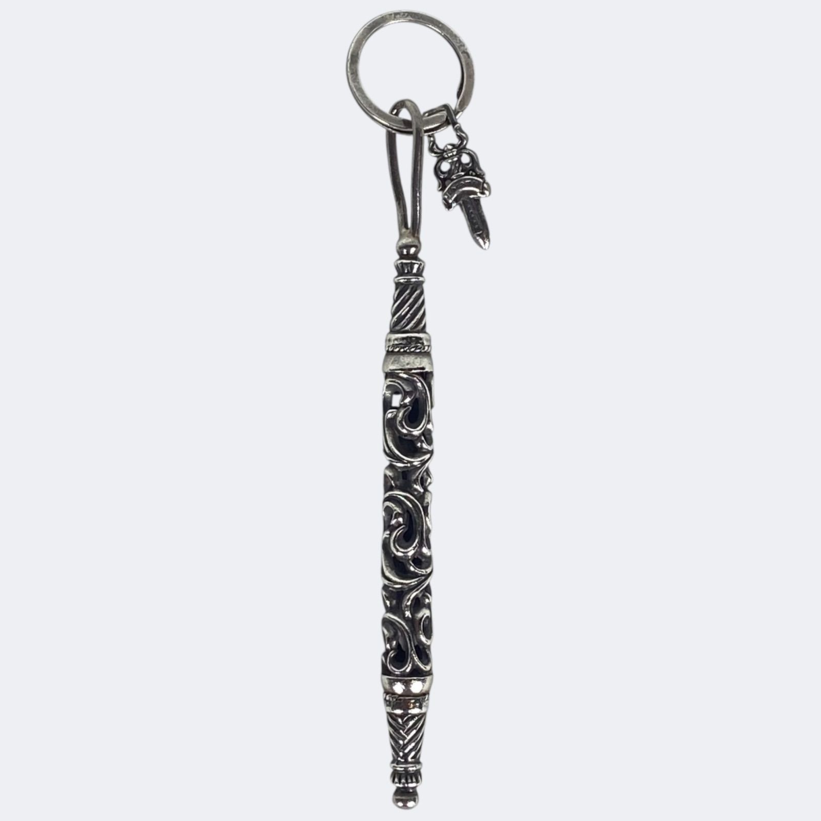 CHROME HEARTS LG ROLLER&No5 DGGR クロムハーツ ラージローラー キーリング ダガー