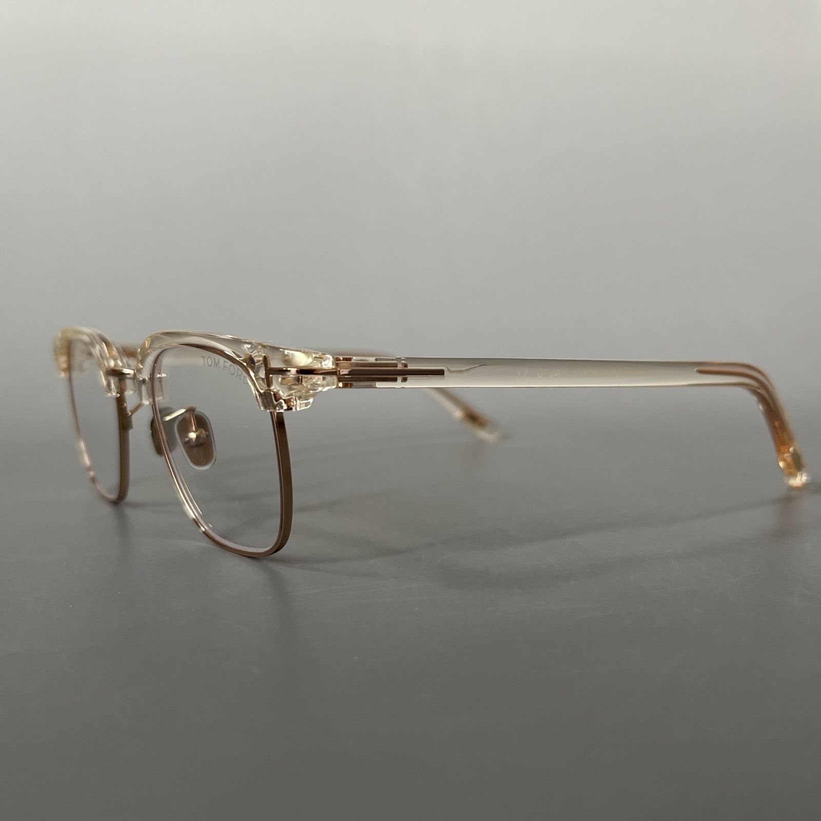 トムフォード メガネ TOM FORD アジアンフィット ブロー 眼鏡 クリア