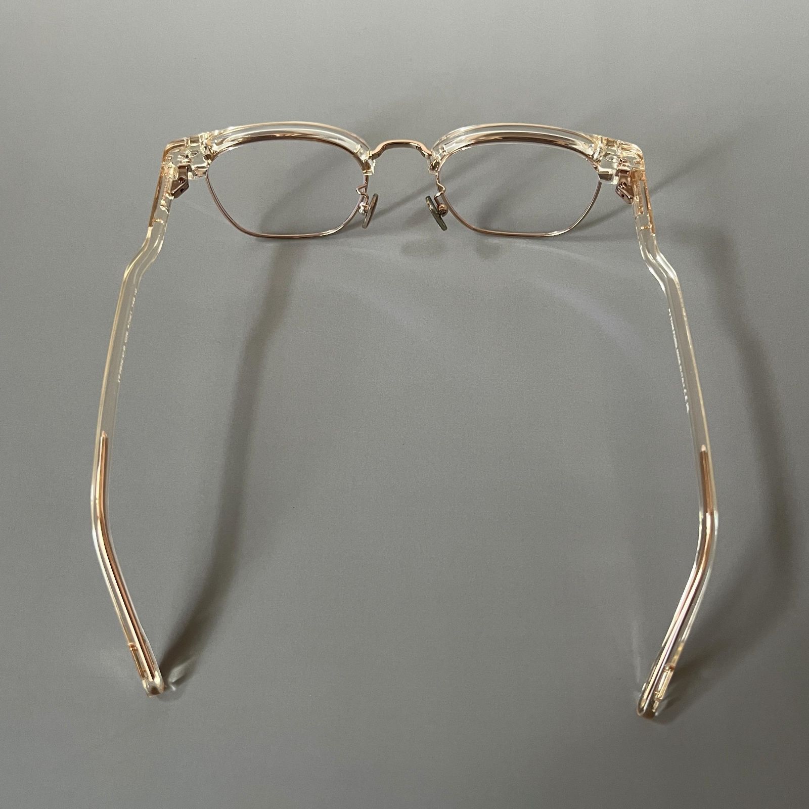 トムフォード メガネ ブロー 眼鏡 クリア イエロー ゴールド 黄色 金 トムフォード メガネ TOM FORD アジアンフィット ブロー 眼鏡 クリア