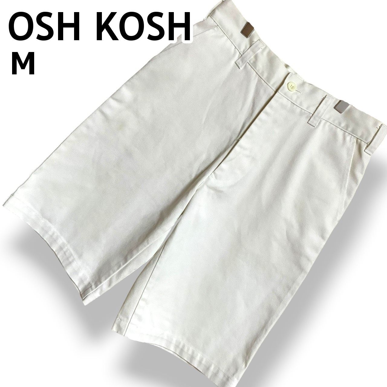 OSHKOSH オシュコシュ CLASSIC ホワイト 白 ハーフパンツ ショーツ