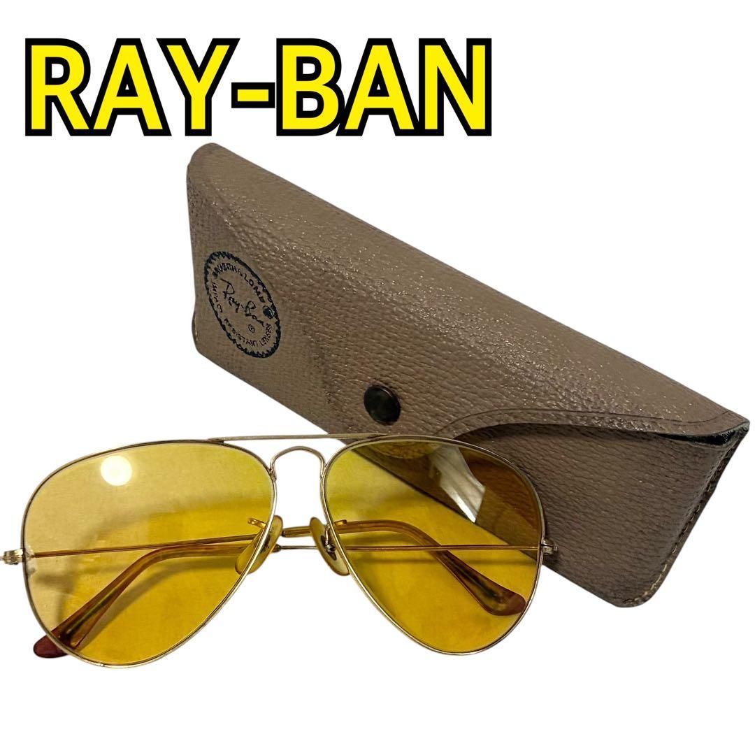 シュロム社製 ヴィンテージ レイバン AVIATOR アビエーター サングラス Ray-Ban サングラス アビエーター ティアドロップ ボシュロム社