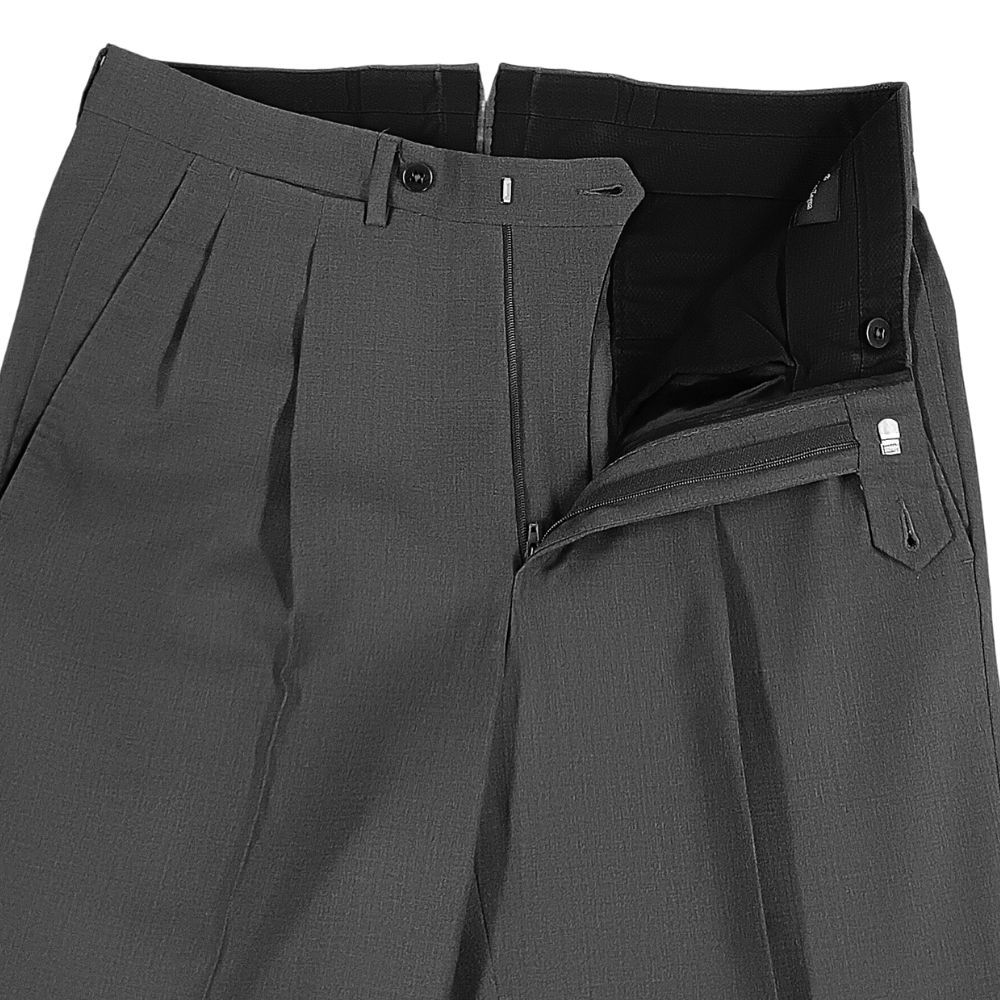 ERMENEGILDO ZEGNA エルメネジルド ゼニア 2タック スラックス パンツ
