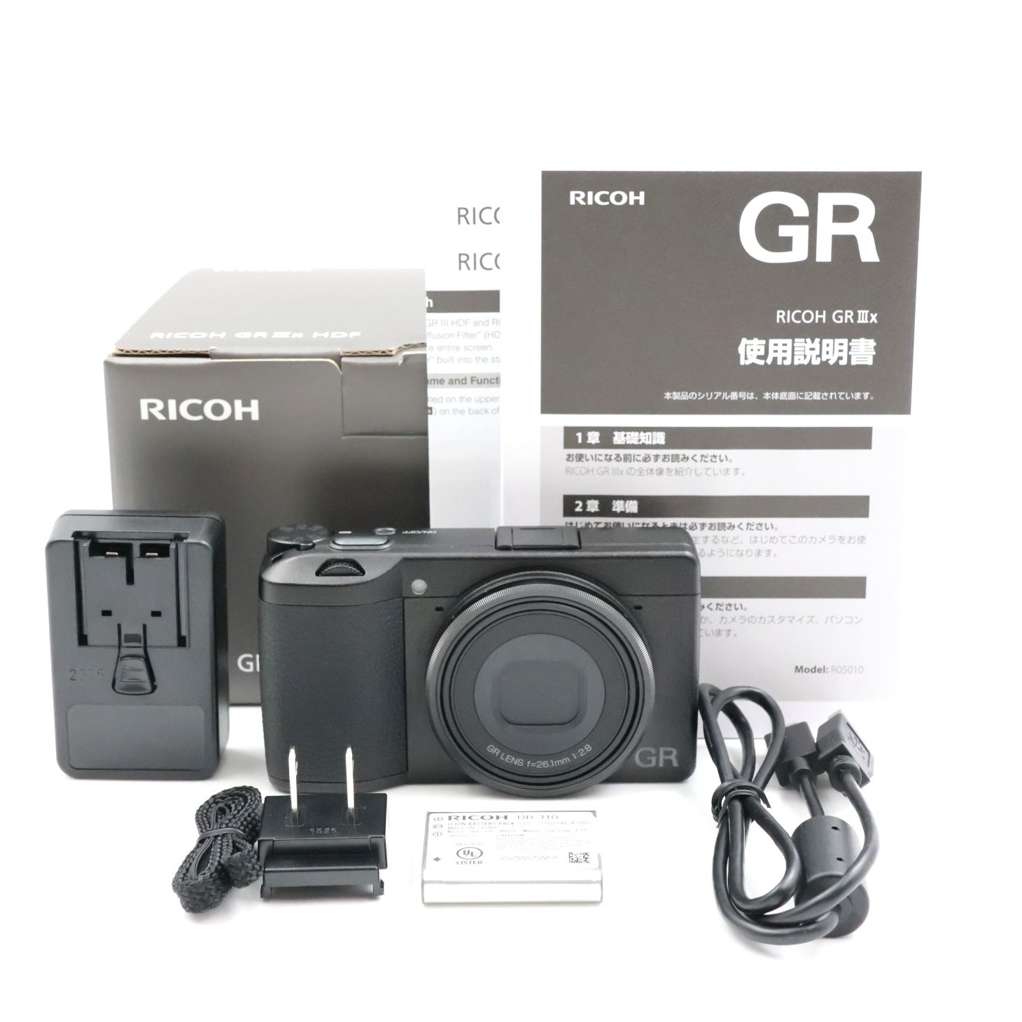 □シャッター数1146枚！新品同様□ RICOH GR IIIx HDF コンパクト