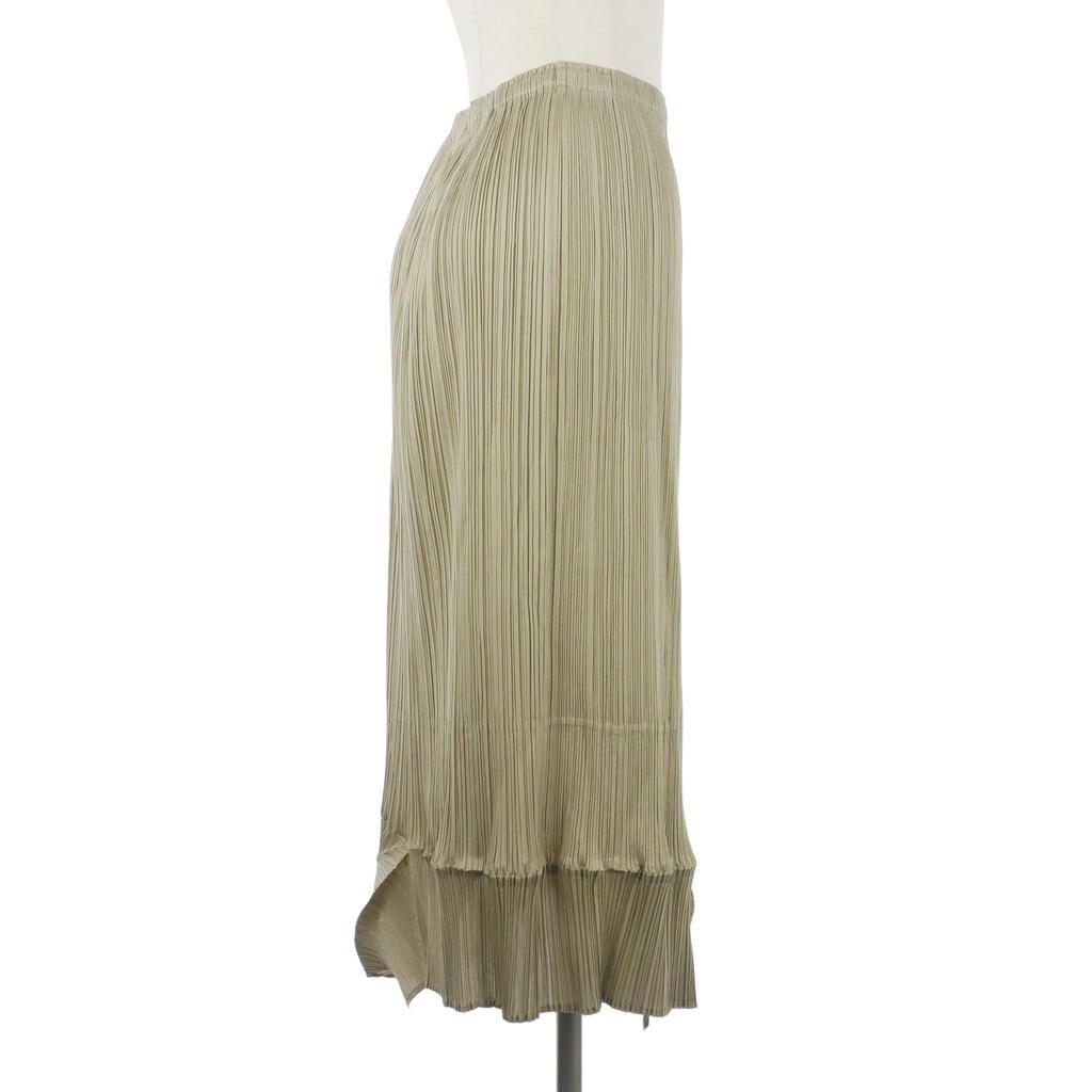 プリーツプリーズ PLEATS PLEASE イッセイミヤケ 変形 ロングスカート