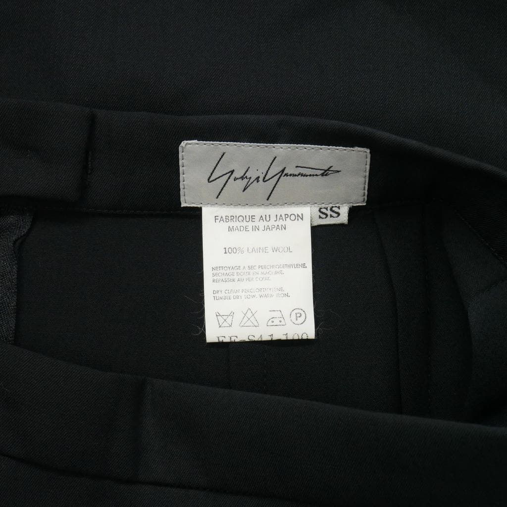 ヨウジヤマモト YOHJI YAMAMOTO ひざ丈 スカート タイト ウールギャバ