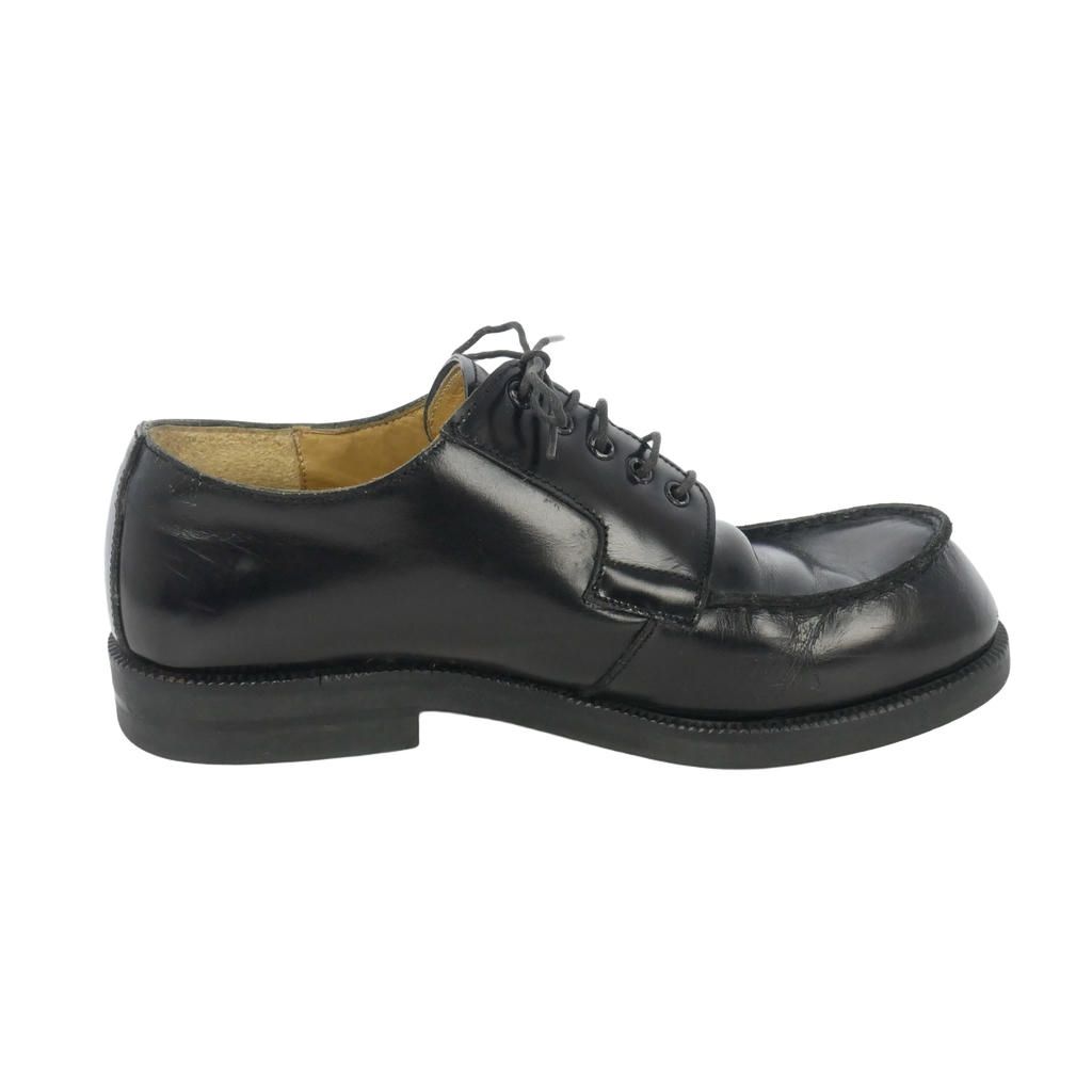 未使用級　ヨウジヤマモト 厚底レースアップシューズ 革靴ローファー ヨウジヤマモト YOHJI YAMAMOTO レースアップ レザーシューズ
