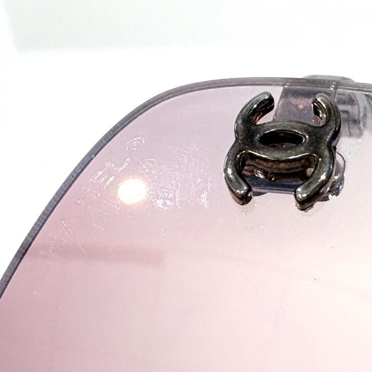 CHANEL リムレス ココマーク ピンク パープル グラデーション