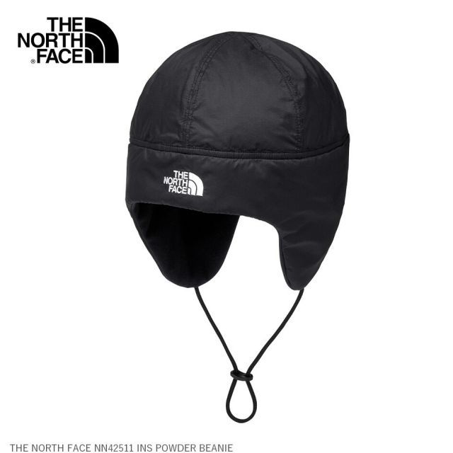 [Brand New] The North Face Insulated Powder Beanie Unisex THE NORTH FACE NN42511 HYDRATED POWDER BEANIE with cold weather earmuffs Partex Primaloft Snow Mountain Mountaineering Ski Snowboard Fall/Winter M