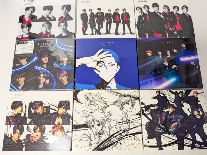 SixTONES シングルCD 3形態 計39点セット まとめ売り Imitation Rain