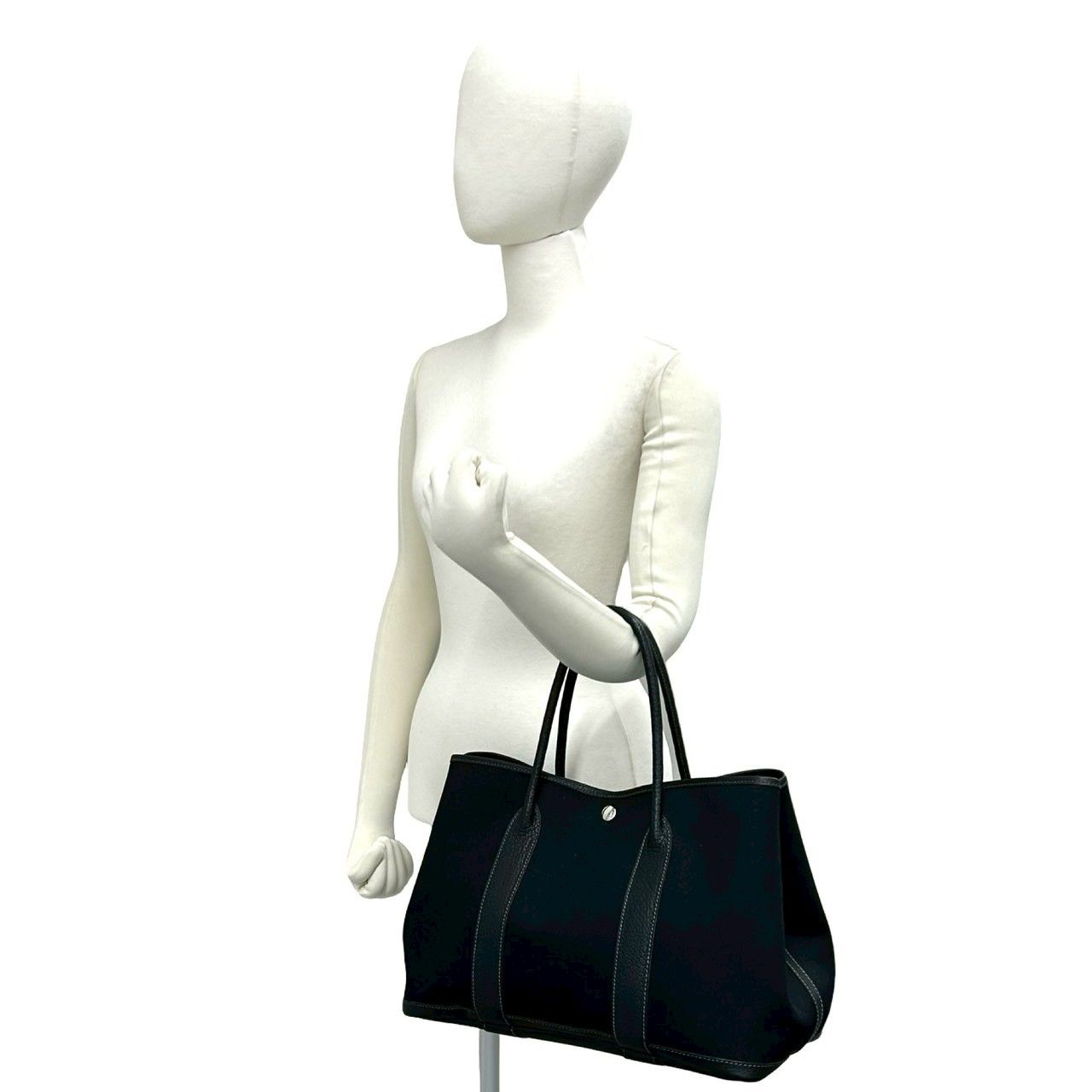 極 美品 □H 刻印 HERMES エルメス ガーデンパーティ PM トワル