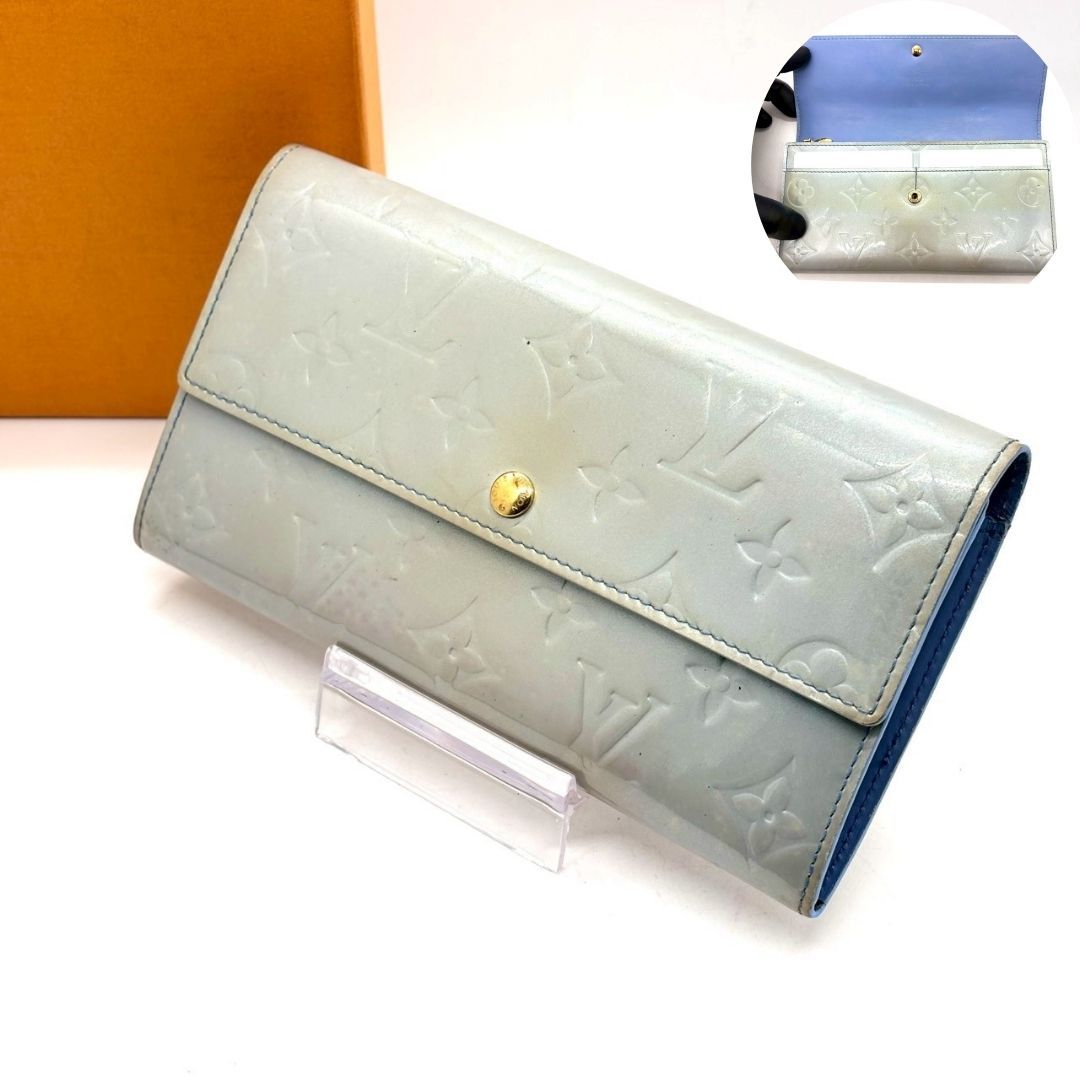 夏の日差しに溶ける】 LOUIS VUITTON モノグラム ヴェルニ 長財布