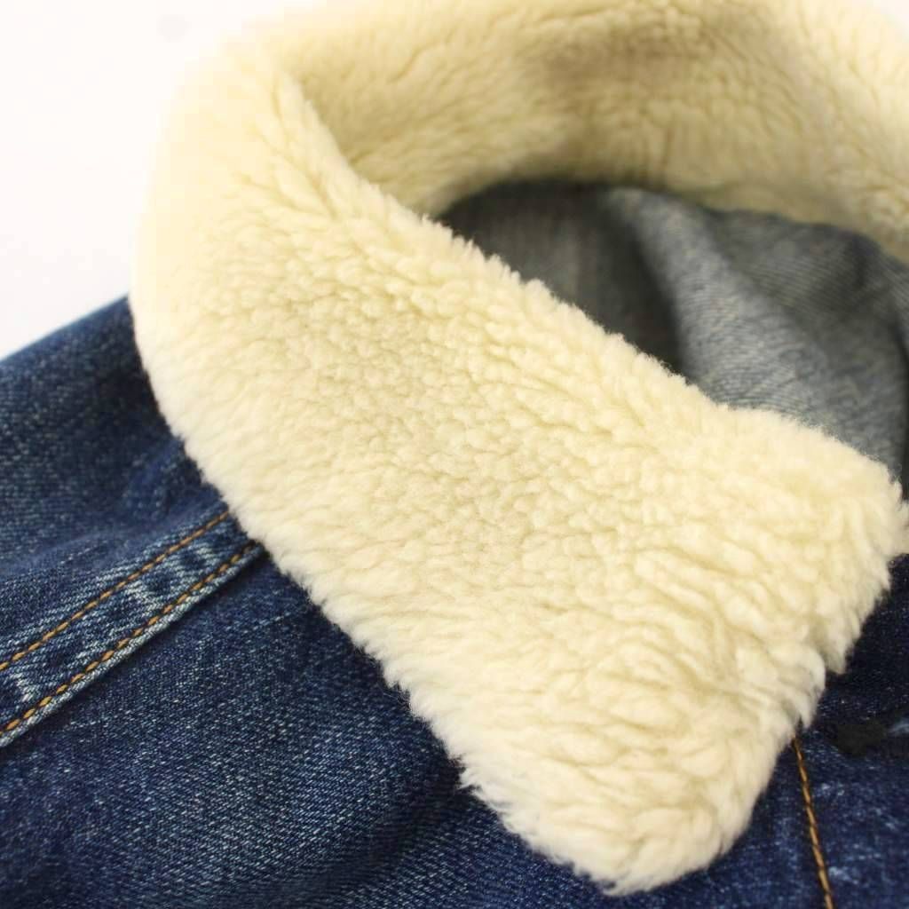 サカイ sacai デニムジャケット 異素材 ボアドッキング MA-1 Gジャン 1
