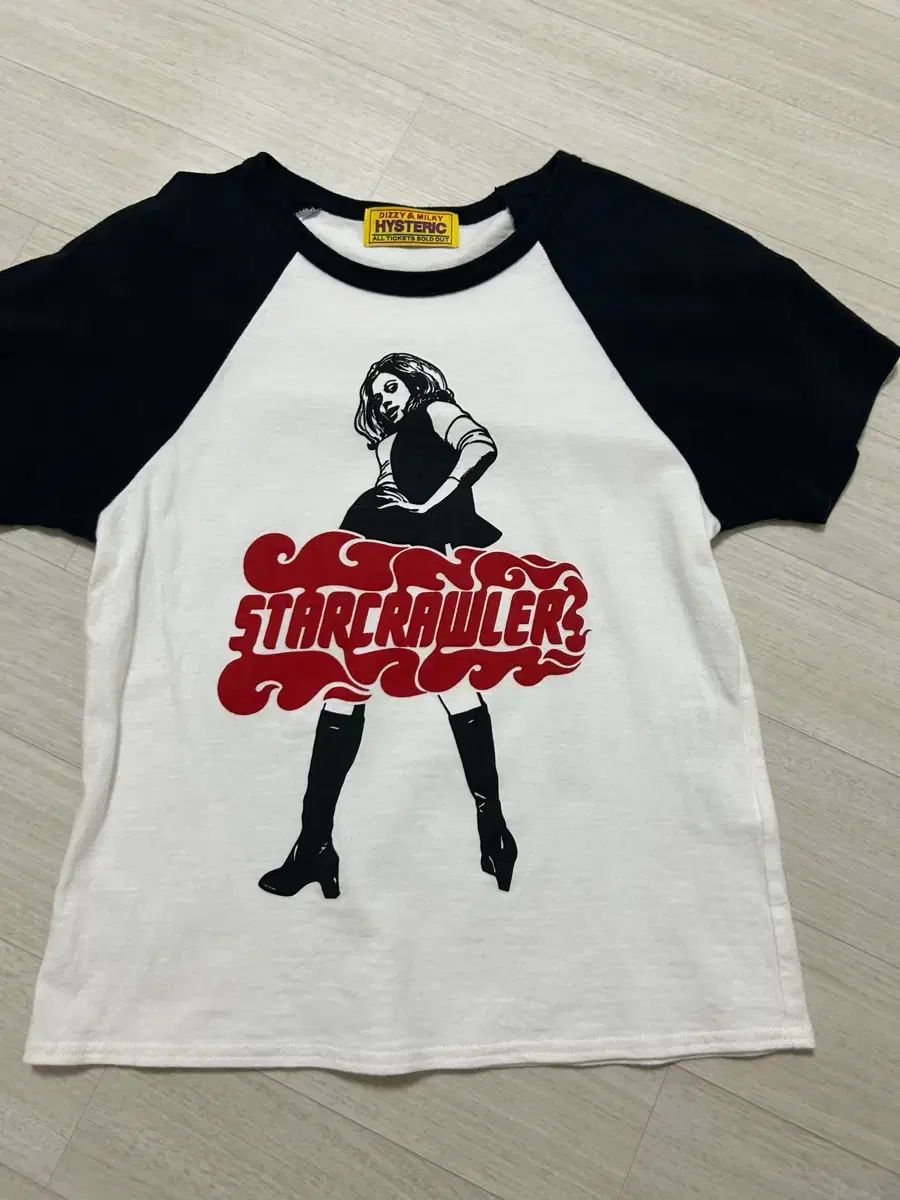 HYSTERIC GLAMOUR(ヒステリックグラマー) スターロール 半袖 Tシャツ