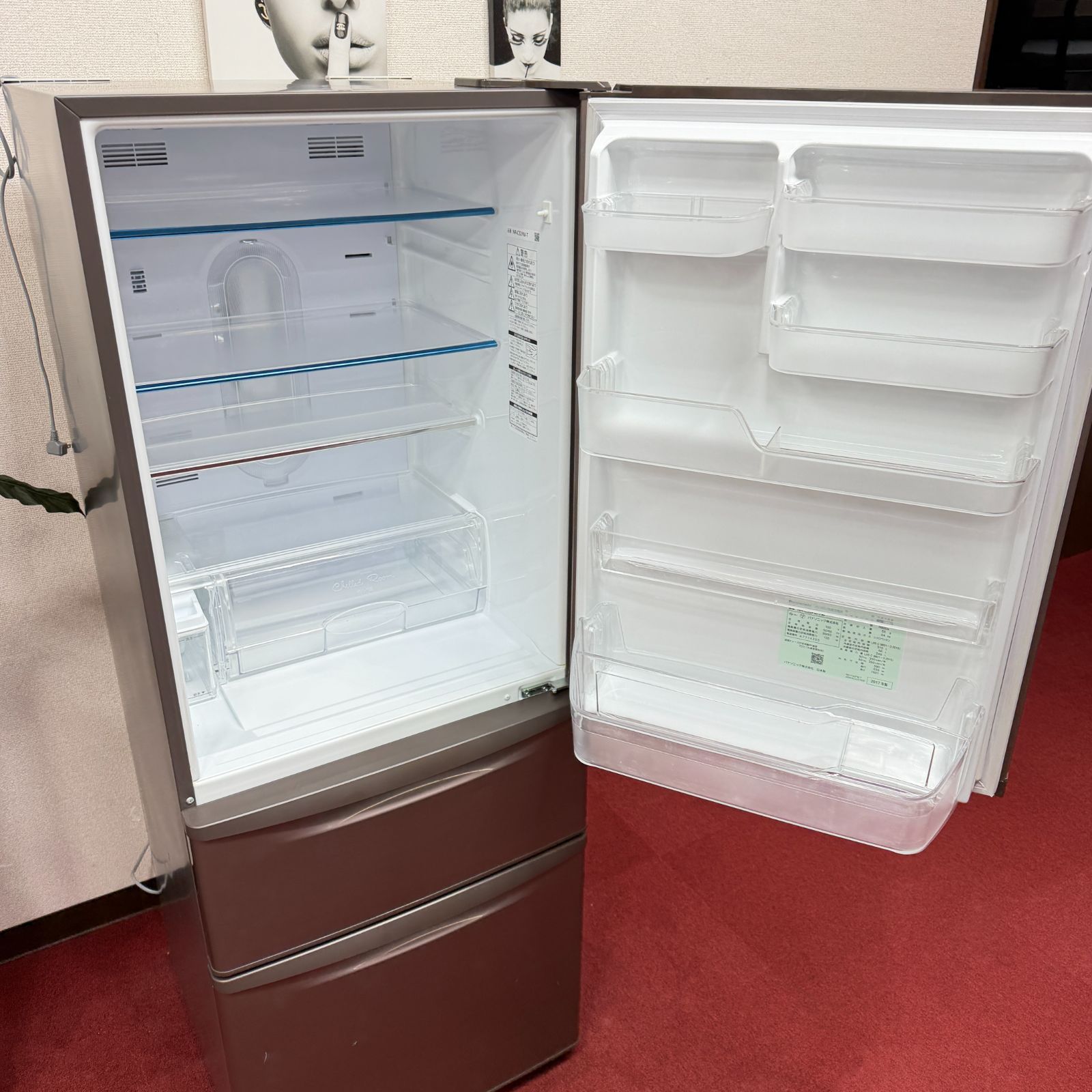 東京23区送料無料 超美品パナソニック2017年製 315L製氷機 分解洗浄/除