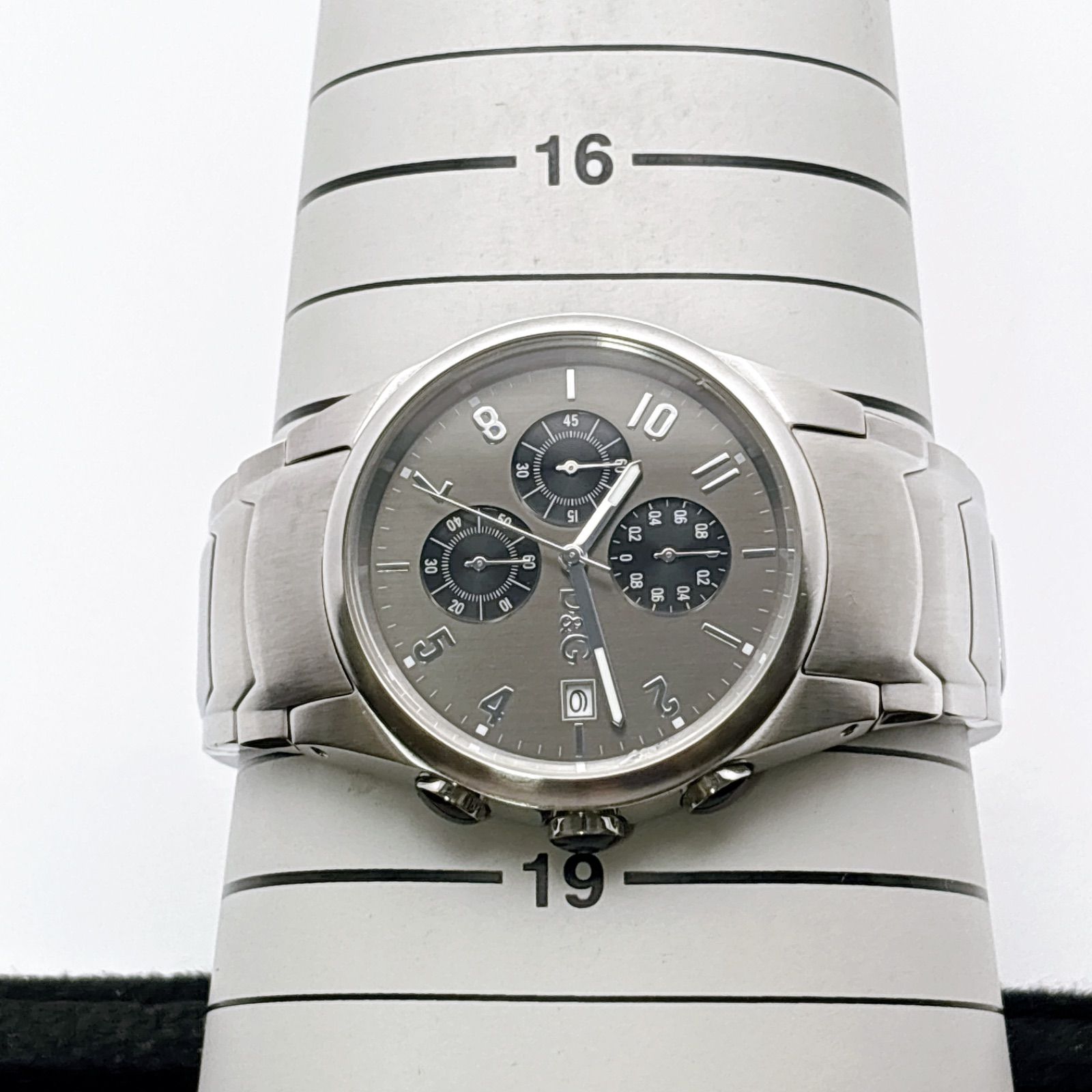 D&G Dolce&Gabbana TIME クロノグラフ 腕時計 新品電池交換済 335