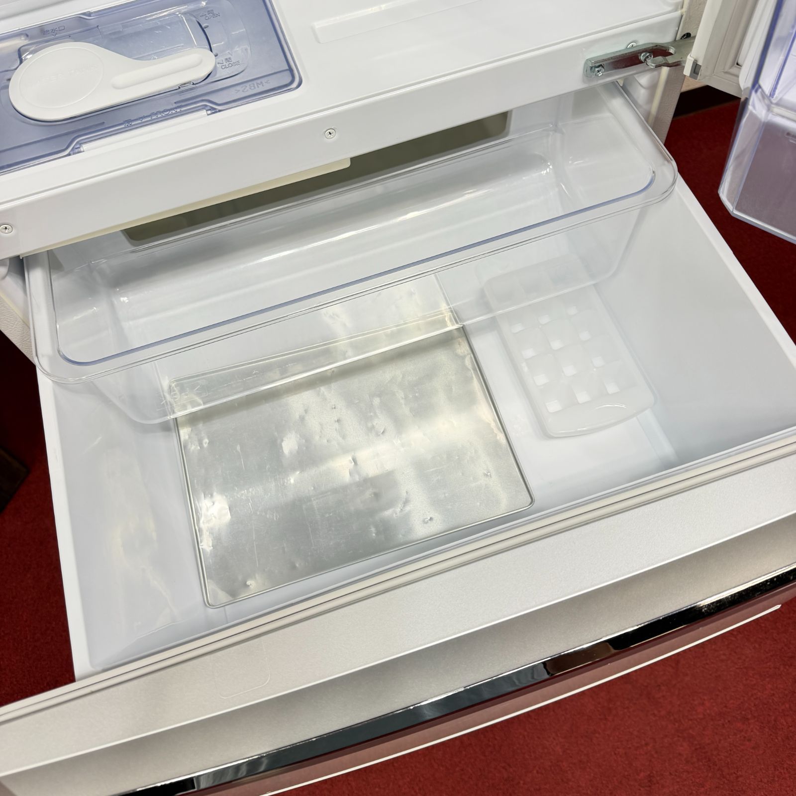東京23区送料無料 超美品三菱2017年製 335L製氷機有 分解洗浄/除菌済み