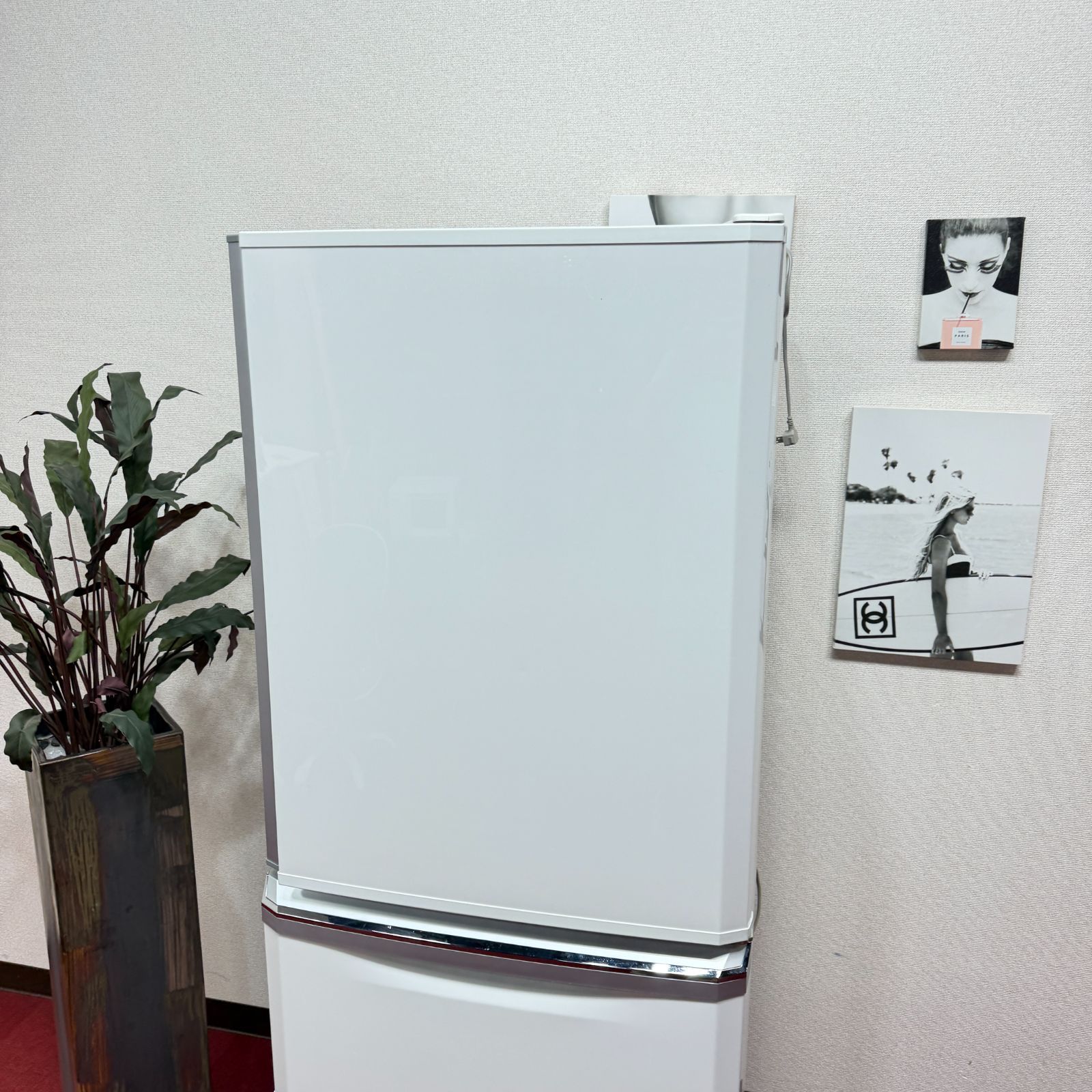 F32CC1 送料設置無料 三菱　　自動製氷機能付　335L 東京23区送料無料 超美品三菱2017年製 335L製氷機有 分解洗浄/除菌済み