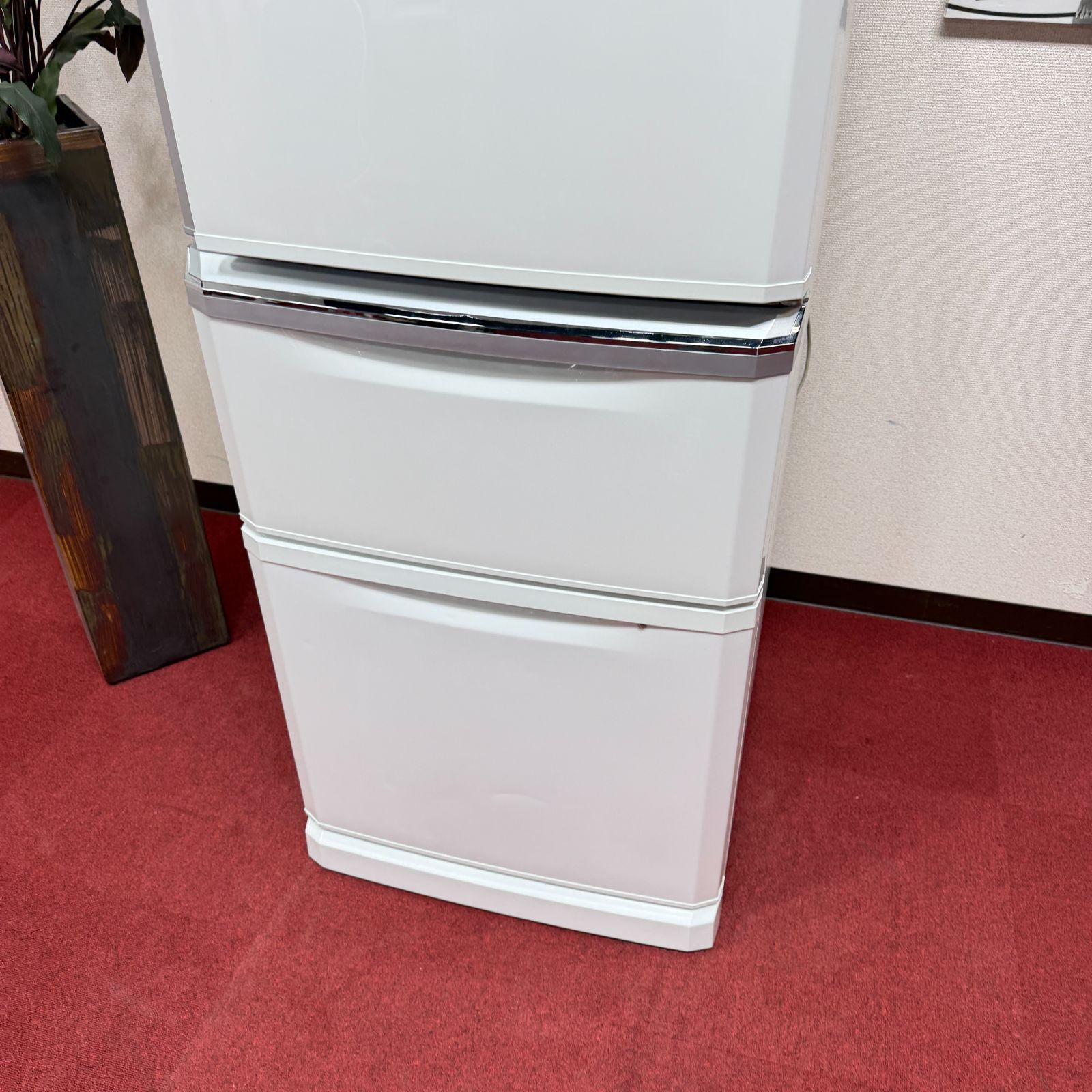 東京23区送料無料 超美品三菱2017年製 335L製氷機有 分解洗浄/除菌済み 