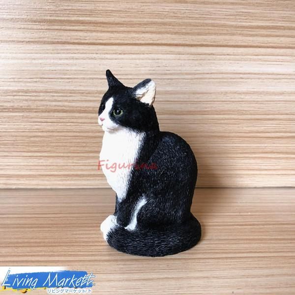 猫置物 手のひらサイズ 猫の置物 タイプ2 樹脂工芸品 ねこの置物 写真