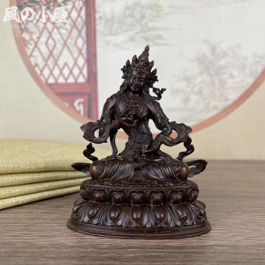 【数量限定】チベット 仏像 置物 オブジェ 仏教美術 精密細工 金剛力士像 縁起物 運勢アップ インテリア オフィス 玄関 恋愛運 開運 お守り 魔除け 幸運 金運 健康運