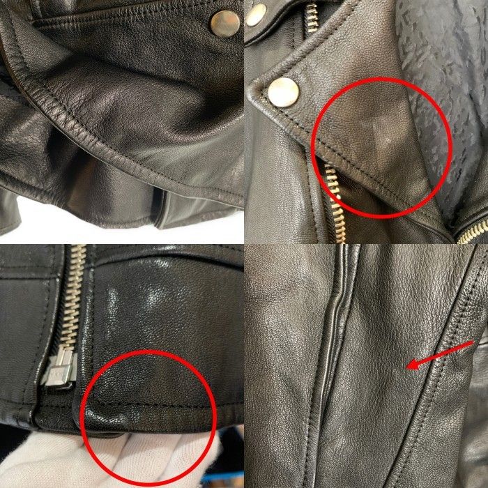 Rags McGREGOR ラグスマックレガー 16AW DOUBLE RIDERS STUDS LEATHER