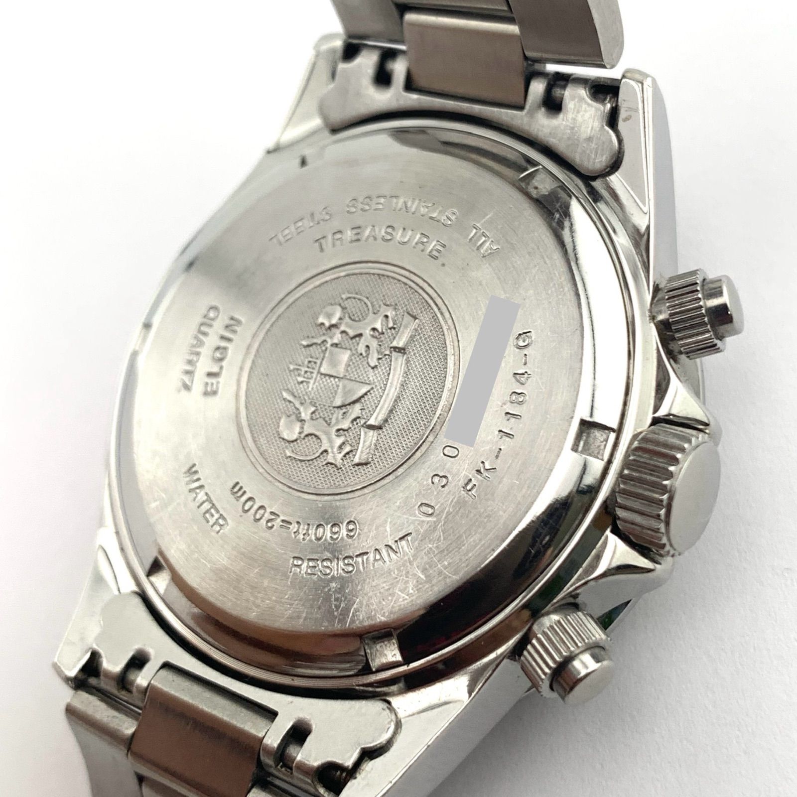 ELGIN FK-1184-Dメンズ腕時計クオーツ 中古】ELGIN FK-1184-G クロノ 