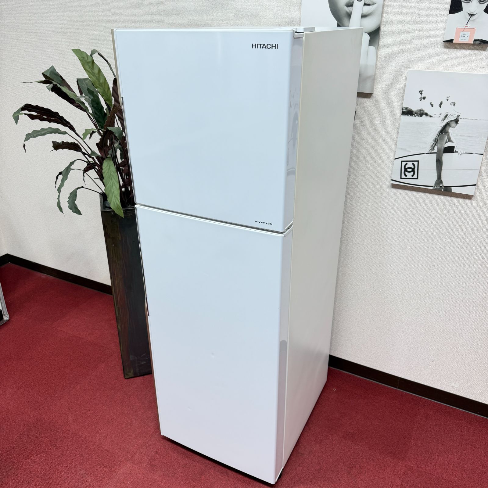 東京23区送料無料 超美品日立2ドア冷蔵庫225L 分解洗浄/除菌済み 東京
