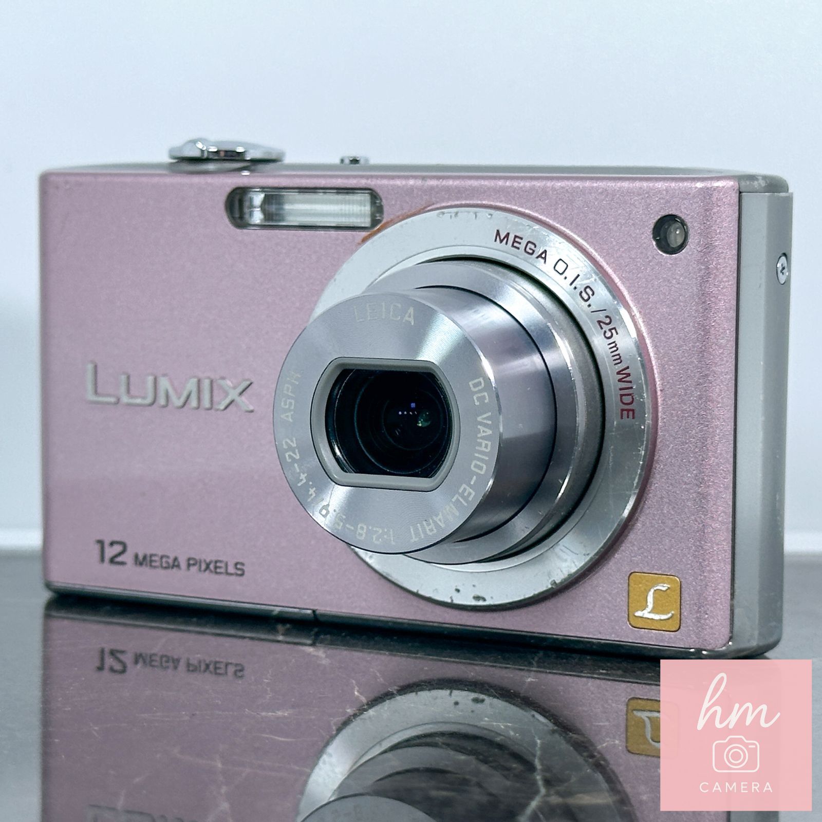 파나소닉 루믹스 DMC-FX40 스위트 핑크 12.10만 픽셀 25mm 와이드 앵글 라이카 렌즈 5배 광학 줌 이미지 안정화 HD 비디오 씬 컴팩트 디지털 카메라