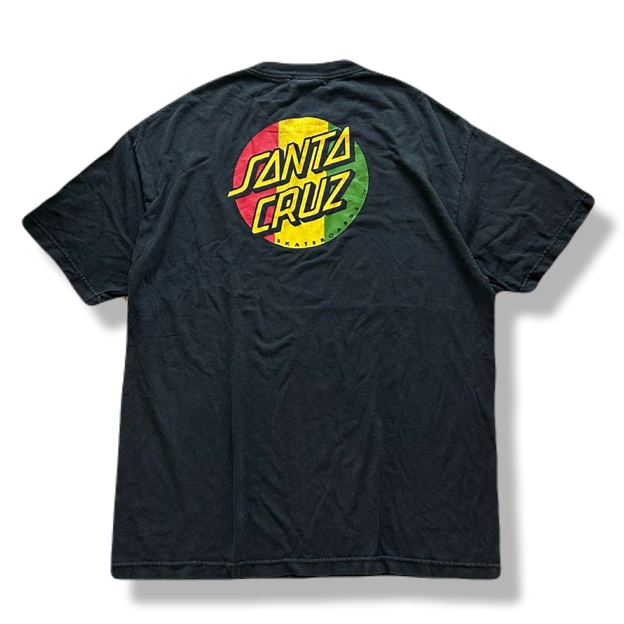 NHSタグ】メキシコ製 サンタクルーズ SANTA CRUZ Tシャツ ラスタカラー