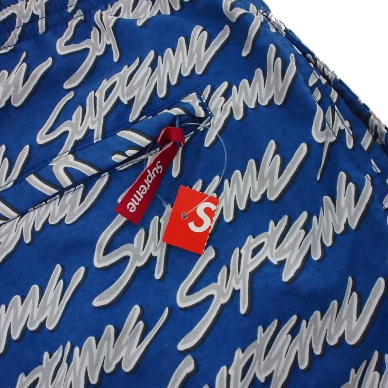シュプリーム SUPREME 19SS Signature Script Logo Water Short
