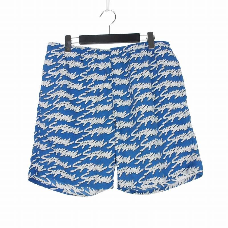 シュプリーム SUPREME 19SS Signature Script Logo Water Short