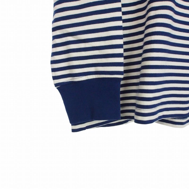 シュプリーム SUPREME 15AW Striped Logo L/S Top ストライプ ロゴ