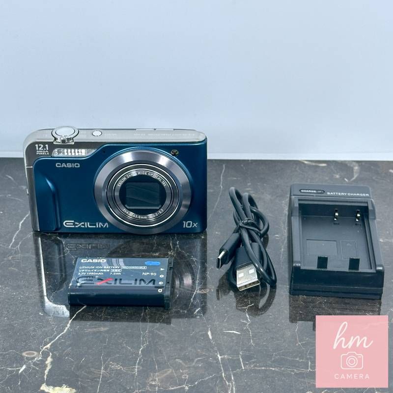 CASIO EXILIM Hi-ZOOM EX-H10 ブルー 1210万画素 光学10倍ズーム 広角