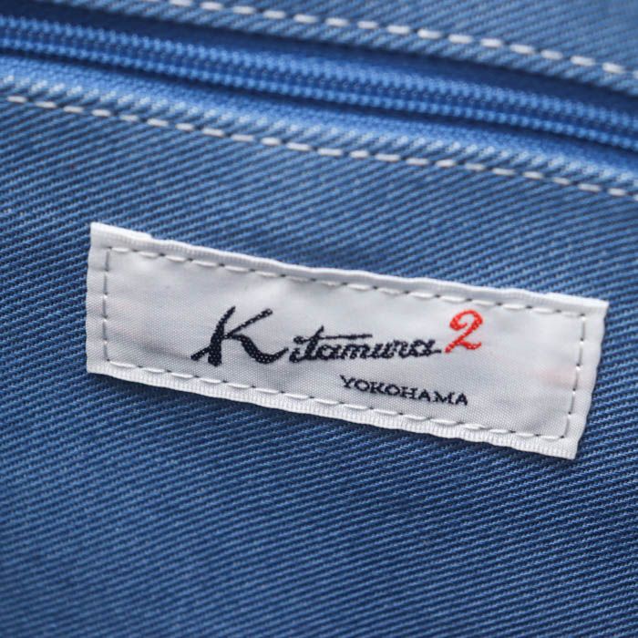 キタムラ K2 トートバッグ デニム ロゴ ハンドバッグ 鞄 カバン