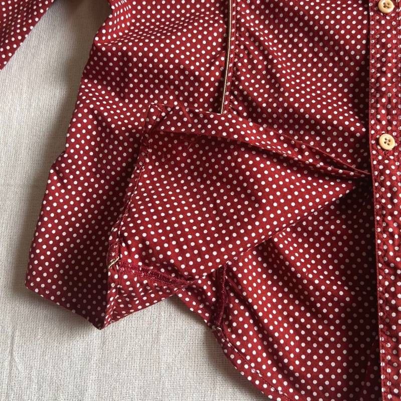 希少 archive Paul Smith ポールスミス 水玉 ドット柄 レッド×ホワイト
