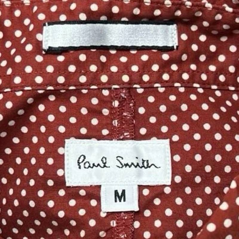希少 archive Paul Smith ポールスミス 水玉 ドット柄 レッド×ホワイト
