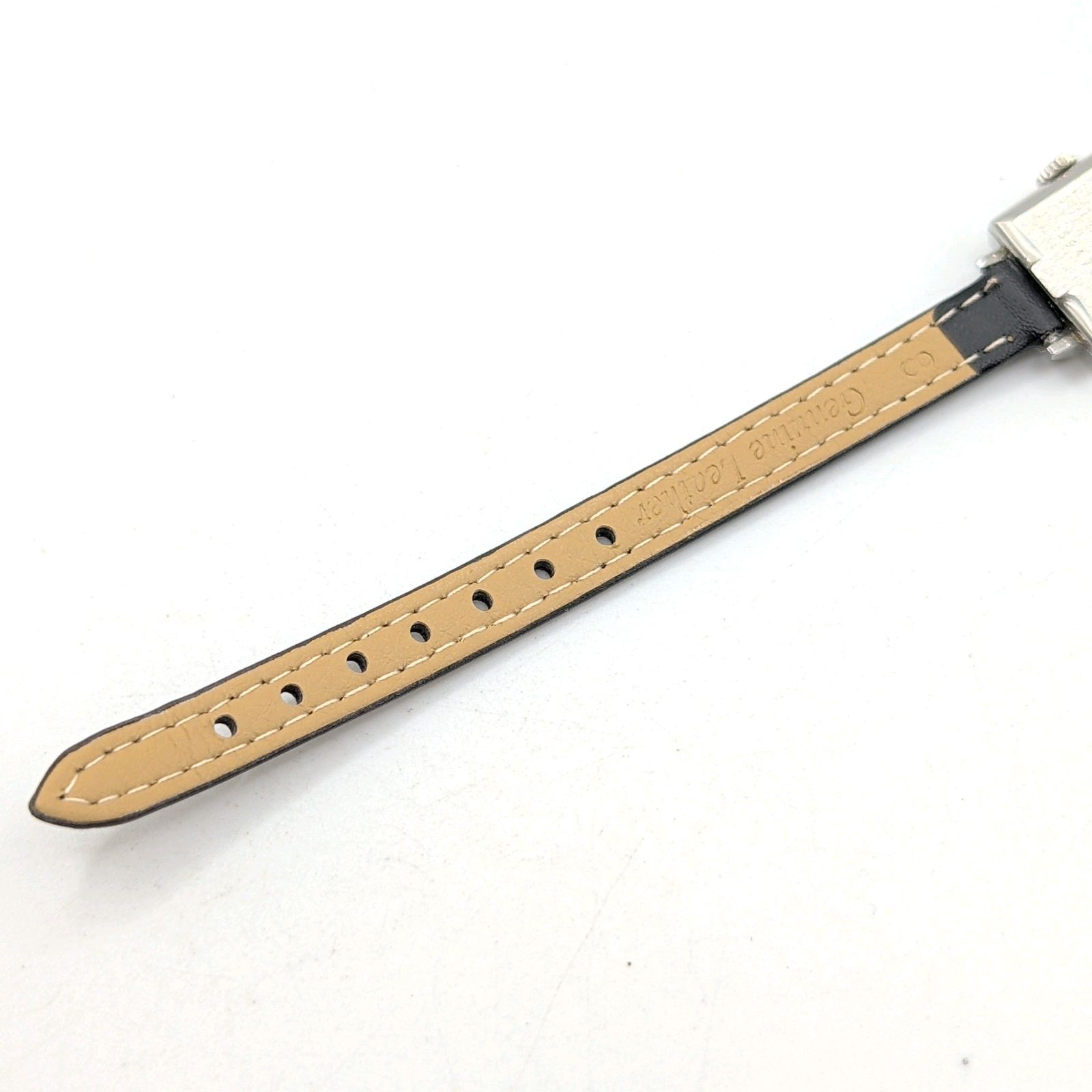 Longines Watch Hand-Winding Ladies Square Silver Y2K 00S Vintage