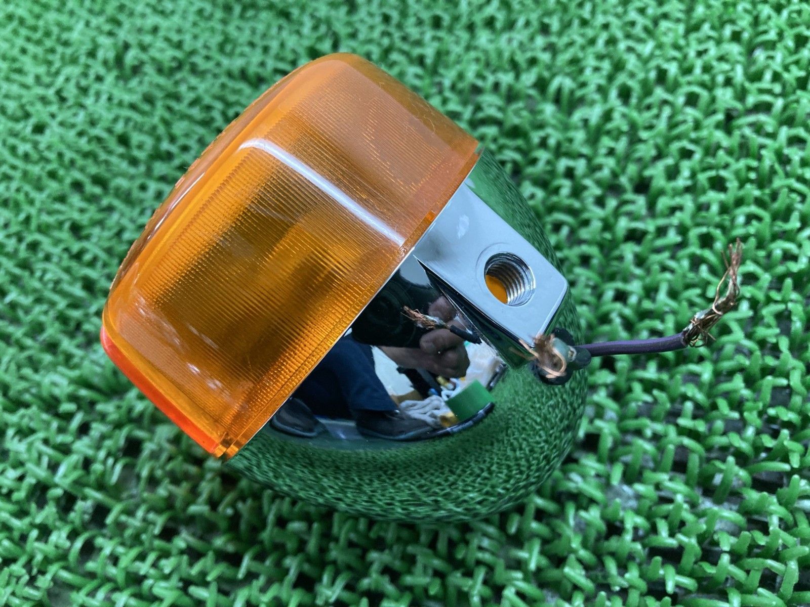 ウインカー 片側 ハーレー 純正 中古 みかんウインカー エボ XLH FXDL
