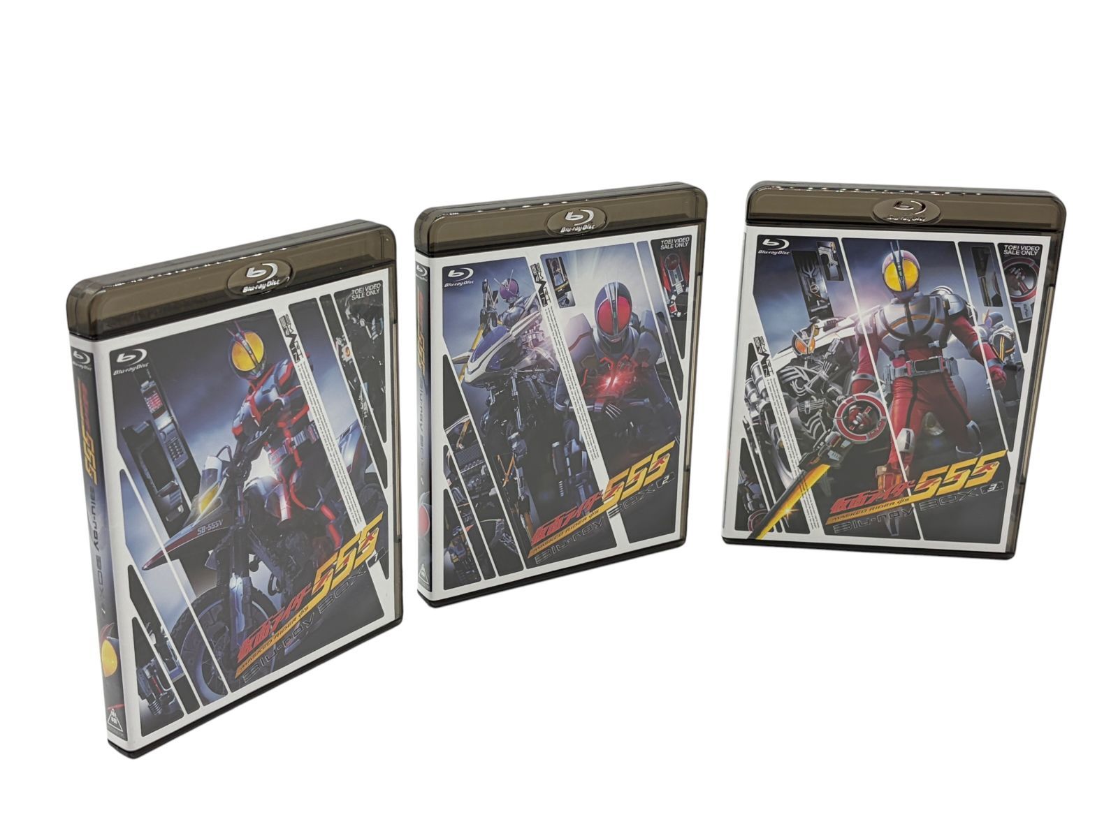 全巻セット】BD ブルーレイ 仮面ライダー555 Blu-ray BOX 全3巻セット