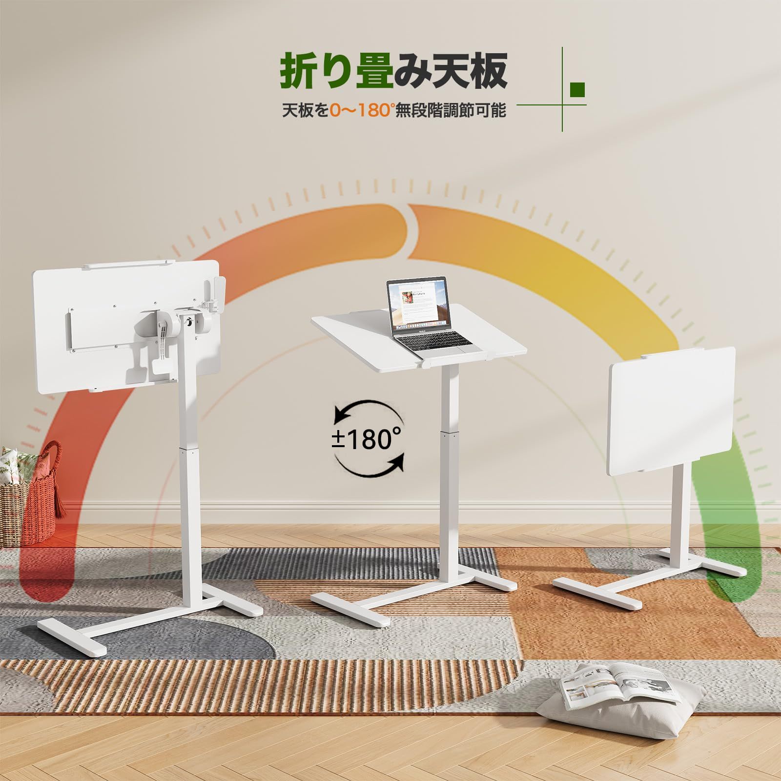 卓上スタンディングデスク 白色 未使用品 GIBBON MOUNTS Amazon