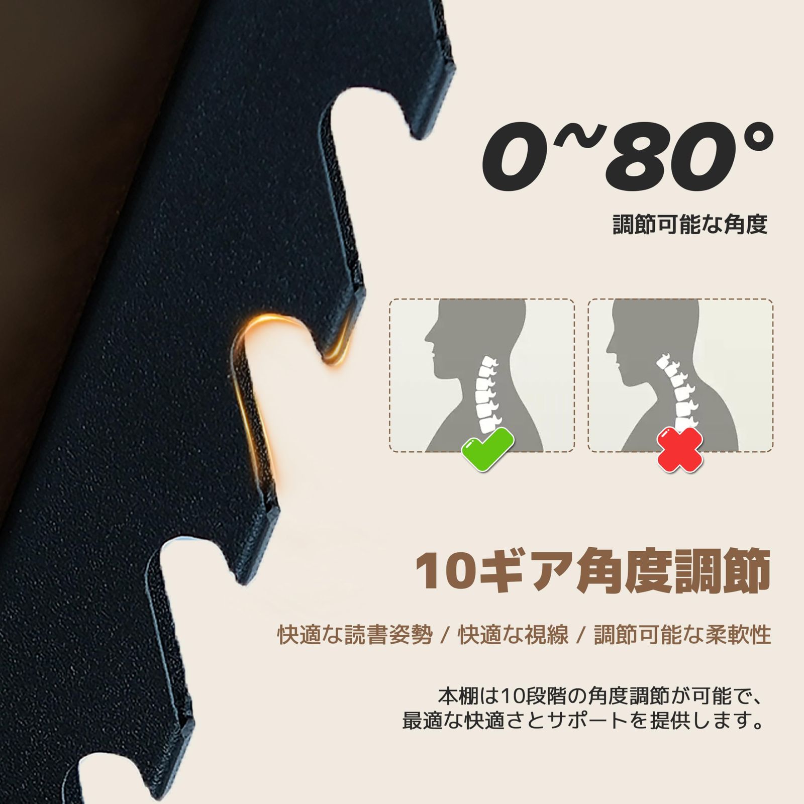 2 in 1多機能スタンドデスク - 高さ調整可能60-132cm、床置き＆卓上 