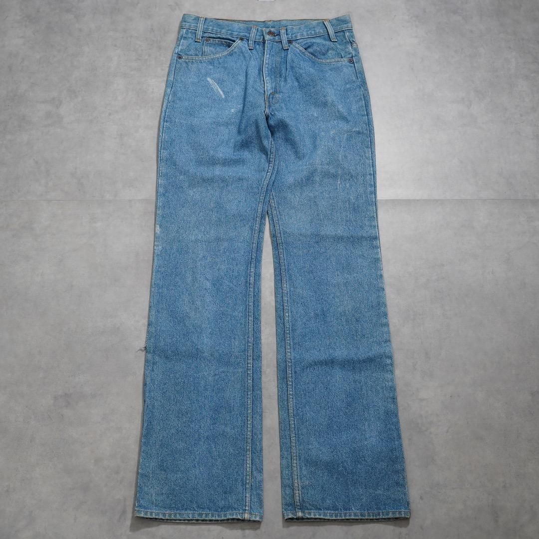 リーバイス517 W32 フレア デニム 古着 青 80s USA製 16975 ユーズド 
