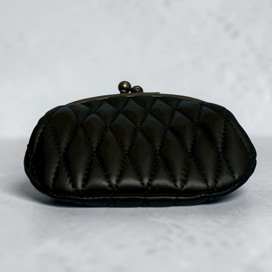 未使用 BACK DROP LEATHERS バックドロップレザー がま口財布 コイン