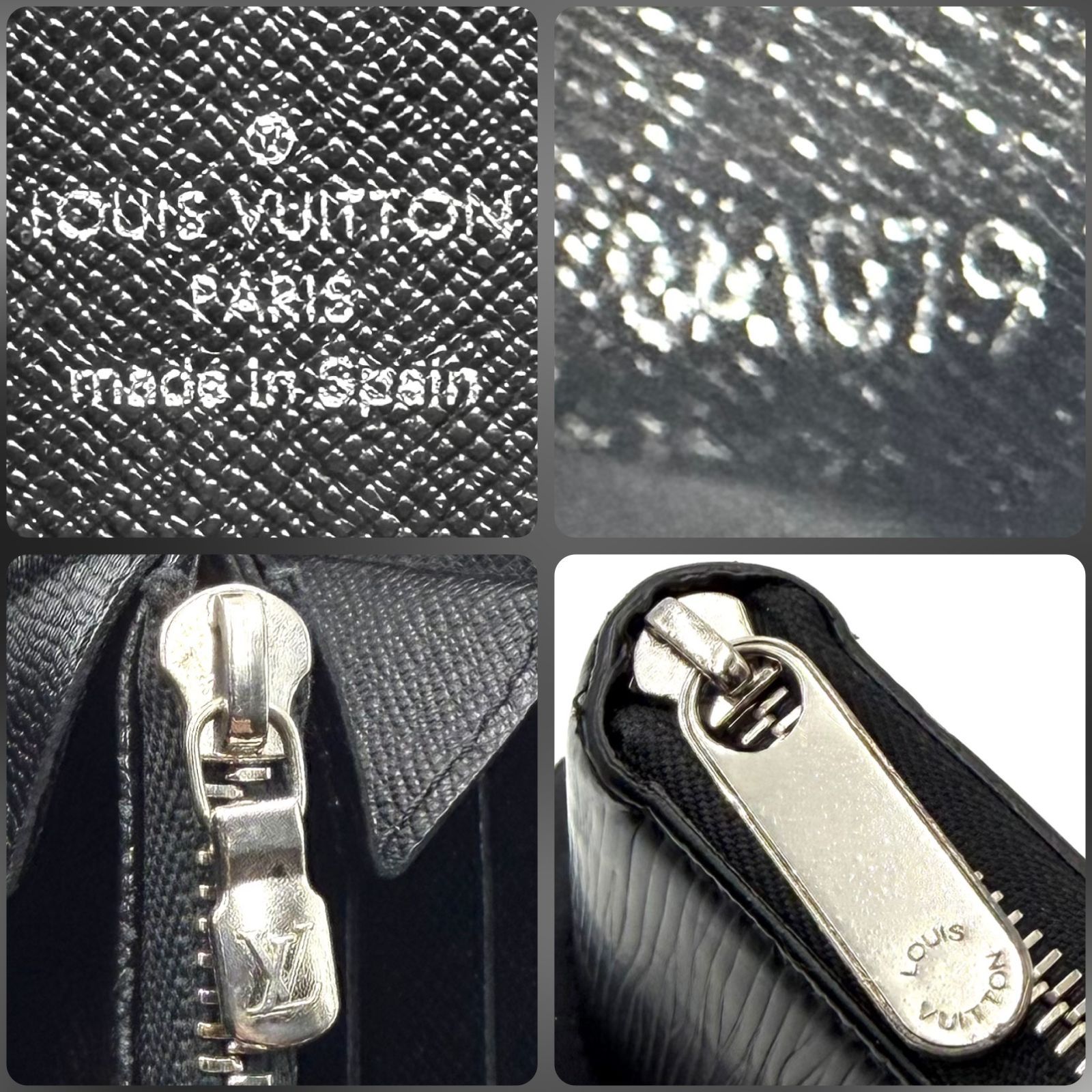 LOUIS VUITTON M60072 ジッピーウォレット エピ 長財布 黒 ルイヴィトン LOUIS VUITTON エピ ジッピーウォレット ノワール 長財布