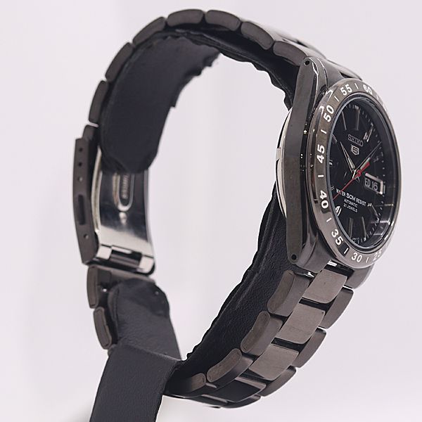 良品 稼働 セイコー セイコー5 50M 7S26-02T0 AT/自動巻 21石 裏スケ